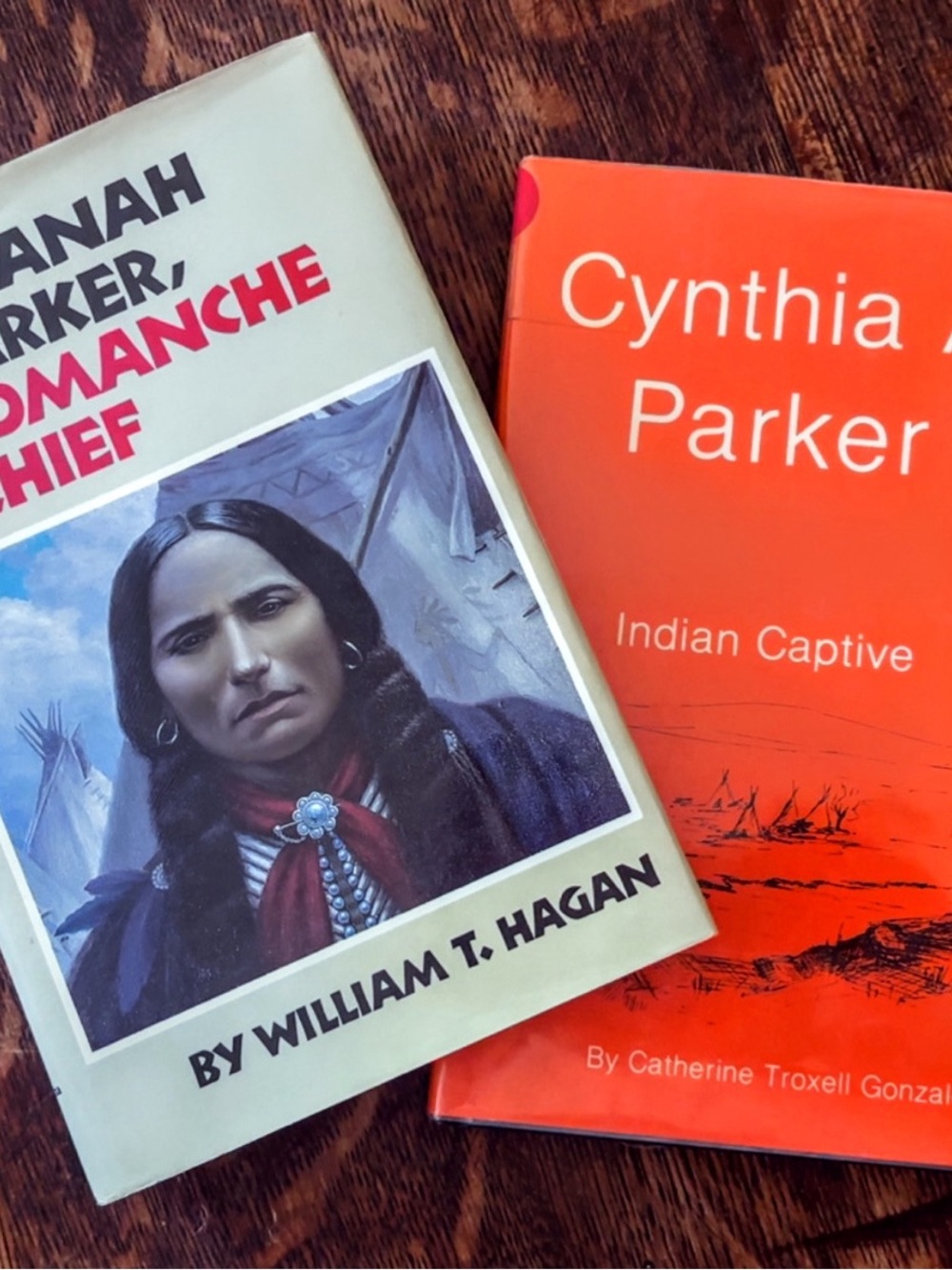 Native American Cultural Books on Quanah Parker & Cynthia Ann Parker